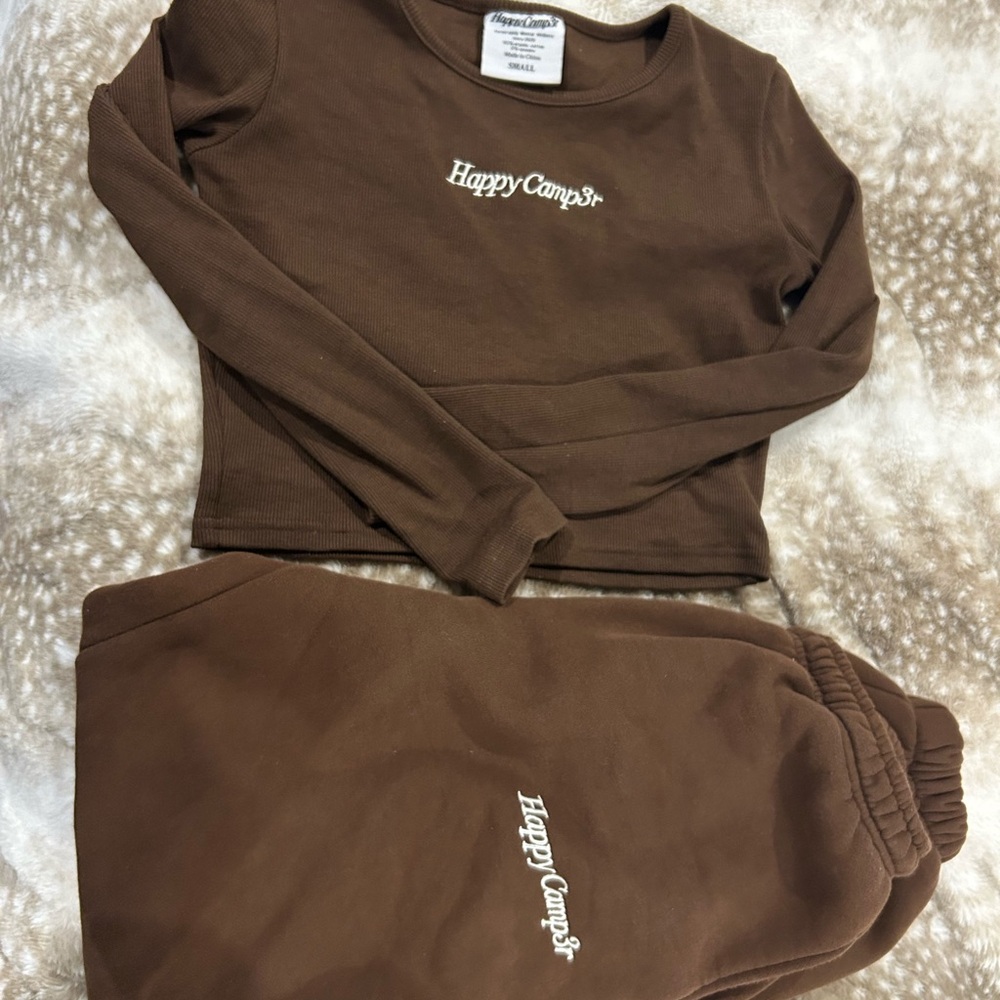Happy Camper Brown Lounge Set